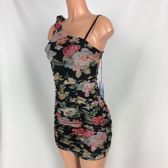 Majorelle Cassandra Mini Dress In Karolina Black - Picture 8 of 15